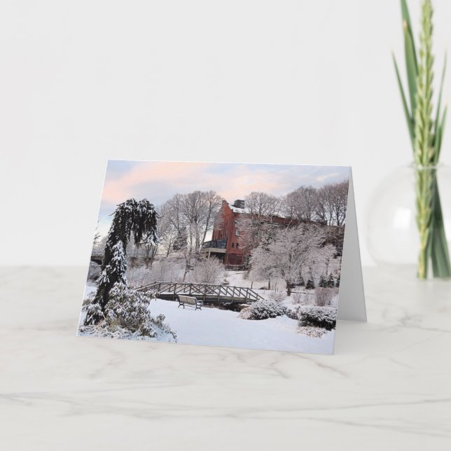 Brewster Gardens in Winter Holiday Card (Front)