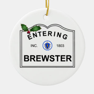 Brewster MA Ceramic Tree Decoration