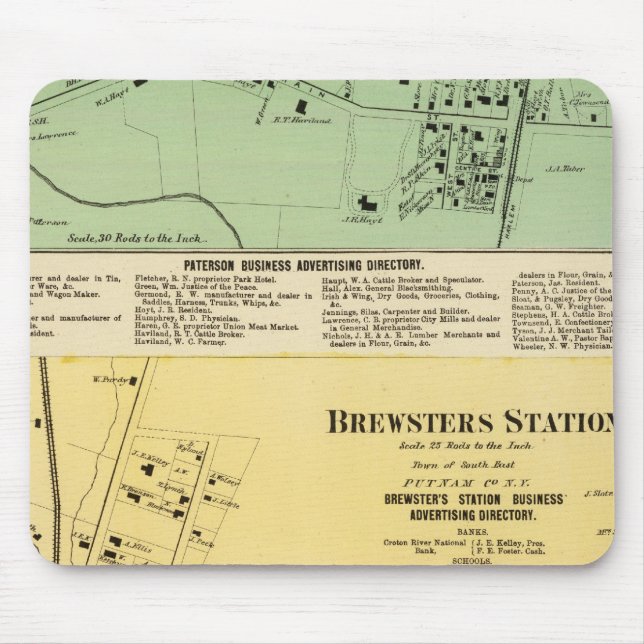 Brewsters Sta, Patterson Mouse Mat (Front)
