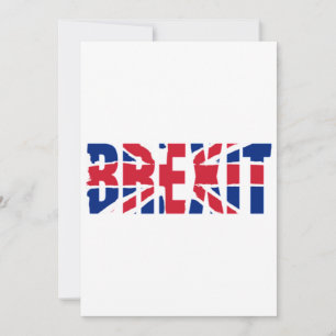 Brexit- Brexit Vote Europe British Politics Clothi Invitation