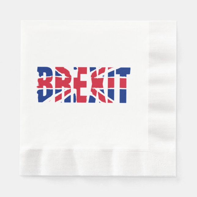 Brexit- Brexit Vote Europe British Politics Clothi Napkin (Front)