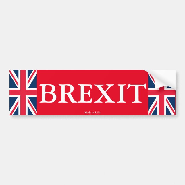 Brexit Bumper Sticker (Front)