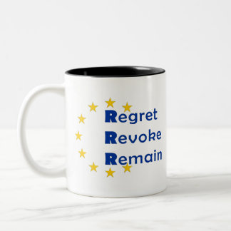 Brexit Design Two-Tone Coffee Mug