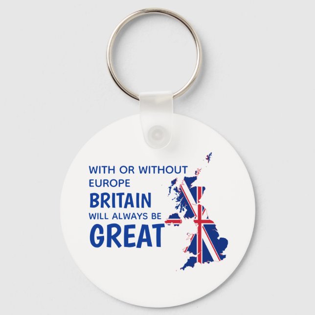 BREXIT GREAT BRITAIN EUROPE KEY RING (Front)