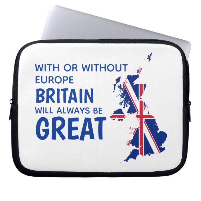 BREXIT Great Britain Europe Laptop Sleeve (Front)