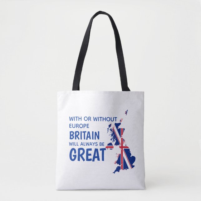 BREXIT GREAT BRITAIN EUROPE TOTE BAG (Front)