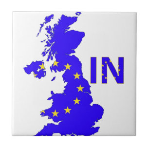 BREXIT "IN" UNION JACK TILE
