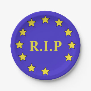 Brexit-Inspired Paper Plate