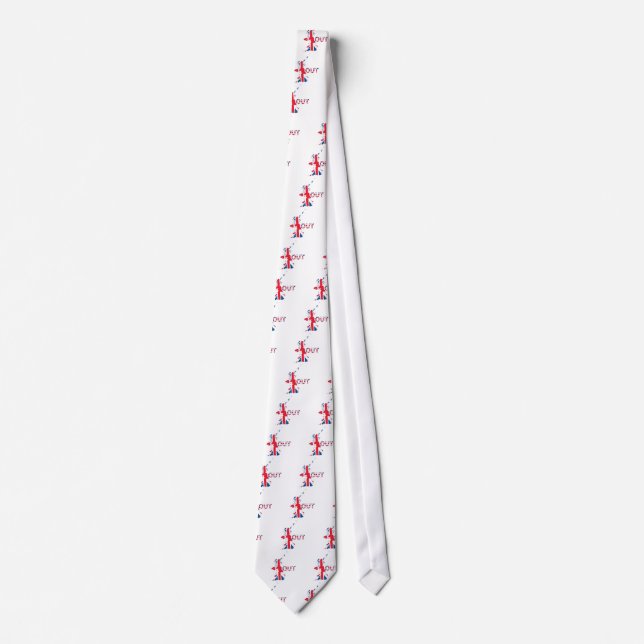 BREXIT OUT UNION JACK TIE (Front)