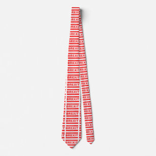 Brexit Red Stamp Tie