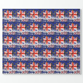 brexit wrapping paper (Flat)