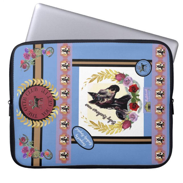 Brhm Otto club, beautiful baby racehorse mare desi Laptop Sleeve (Front)
