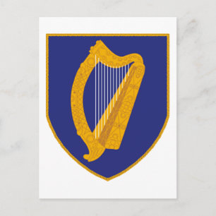 Brian Boru Harp - Symbol of Ireland Postcard