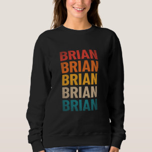 Brian First Name Shirt Vintage Brian Name