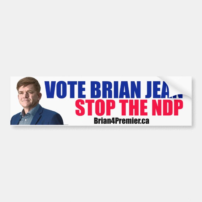 Brian for Premier Bumper Sticker (Front)