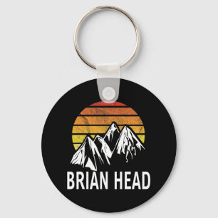 Brian Head Iron County Utah Usa Ski Resort Snowboa Key Ring