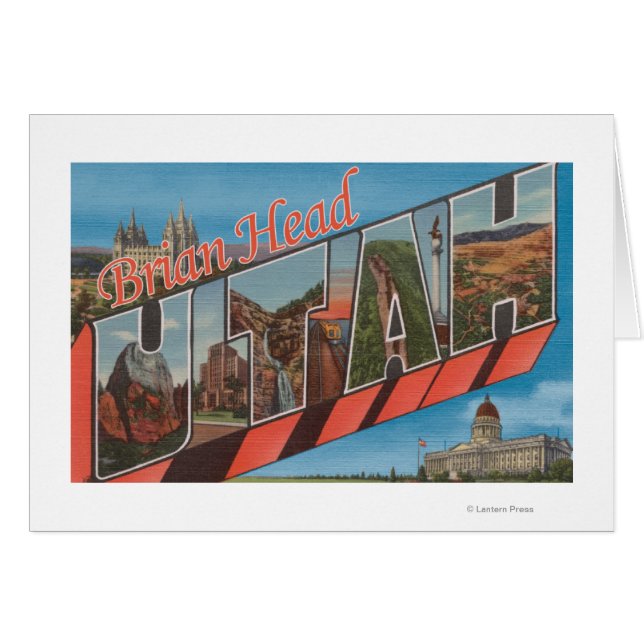 Brian Head, Utah - Large Letter Scenes (Front Horizontal)