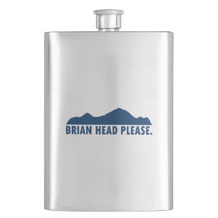 Brian Head Utah Please Hip Flask