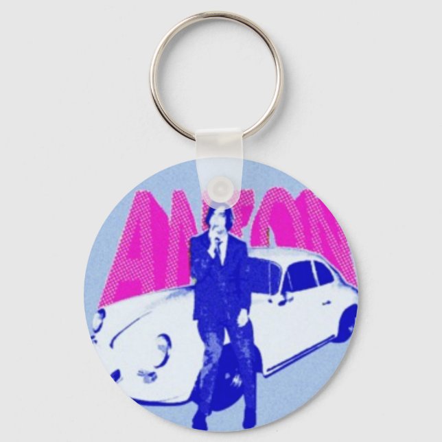 Brian Jonestown Massacre Key Ring - Anton Newcombe (Front)