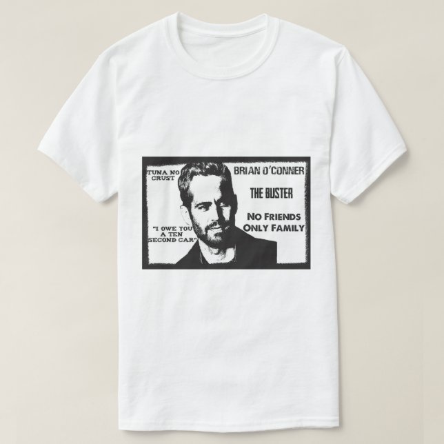 Brian O'Conner shirt (Design Front)