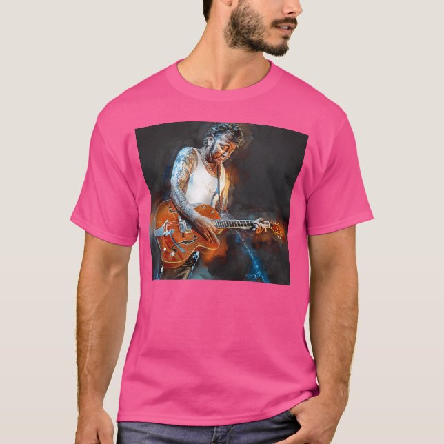 Brian Setzer Stray Cats T-Shirt (Front)