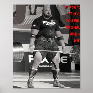 BRIAN SHAW - CHALLENGE YOU QUOTE   POSTER