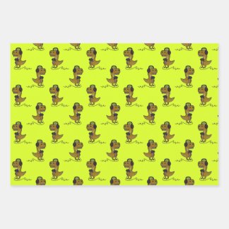 Brian the Dinosaur Wrapping Paper