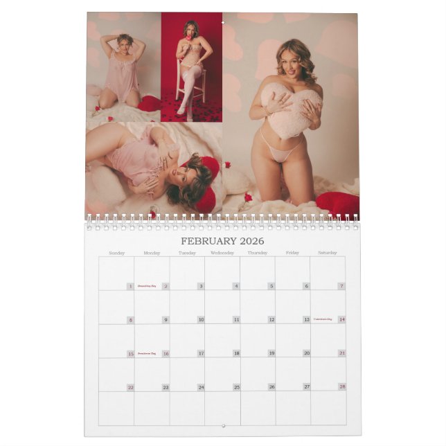 Brianna Marie 2026 Calendar (Feb 2026)