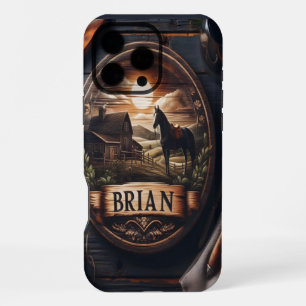 Brian's Farmhouse Sunset iPhone 16 Pro Max Case