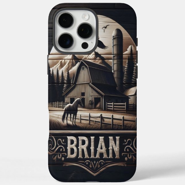 Brian's Mountain Farm Case-Mate iPhone Case (Back)