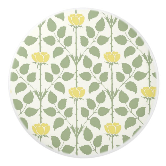 Briar Rose Ceramic Knob (Front)