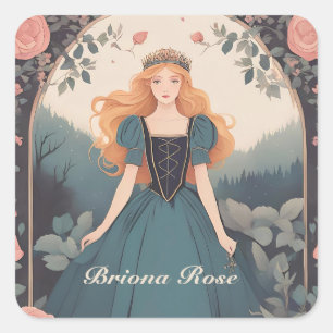 Briar Rose Square Sticker