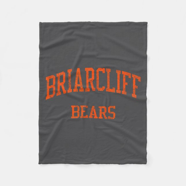 Briarcliff High School Hs Briarcliff Manor Ny Vint Fleece Blanket (Front)