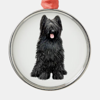 Briard (A) - black Metal Tree Decoration