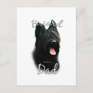 Briard Dad 2 Postcard
