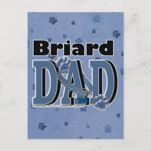 Briard DAD Postcard