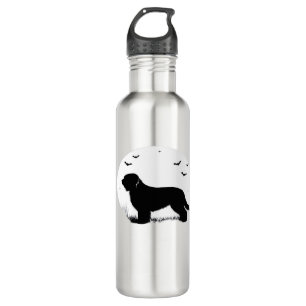 Briard Dog – Halloween Moon Silhouette Oversized T 710 Ml Water Bottle