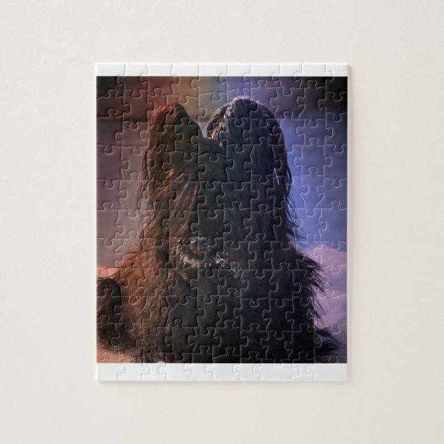 Briard in WInter Jigsaw Puzzle (Vertical)