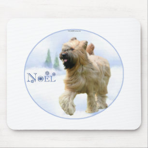 Briard Noel Mouse Mat