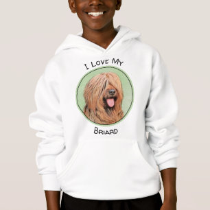 Briard Painting - Cute Original Dog Art