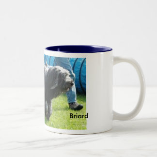 Briard Tasse Two-Tone Coffee Mug
