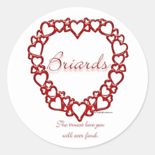 Briard True Love - Sticker