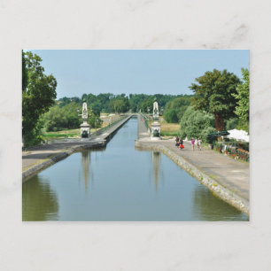 Briare aqueduct postcard