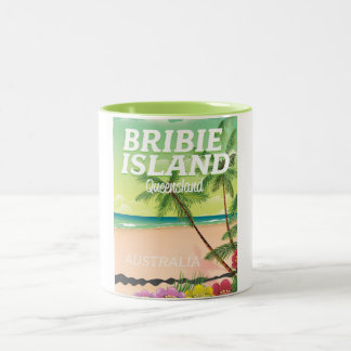 Bribie Island Queensland Australia Two-Tone Coffee Mug