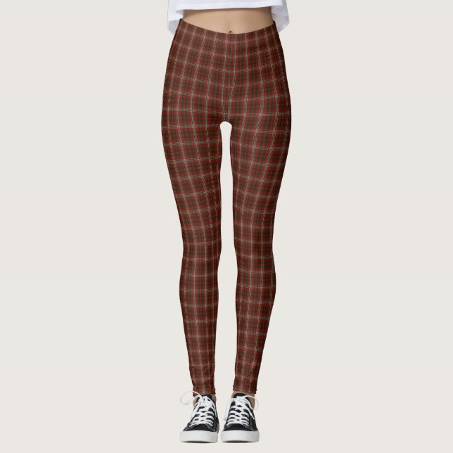 Brice (Bryce) Clan Tartan Leggings (Front)