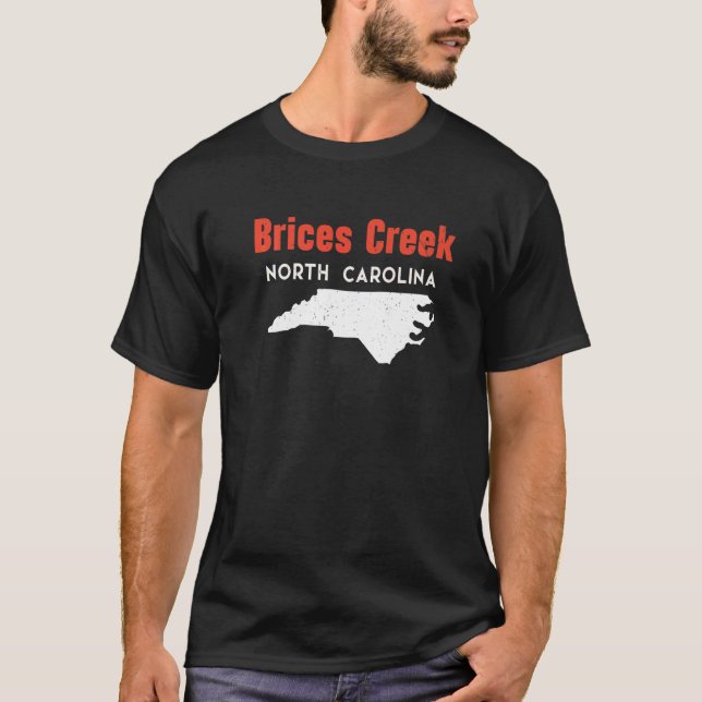 Brices Creek North Carolina USA State America Trav T-Shirt (Front)