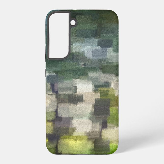 Brick Abstract Summer Green Samsung Galaxy Case (Back)