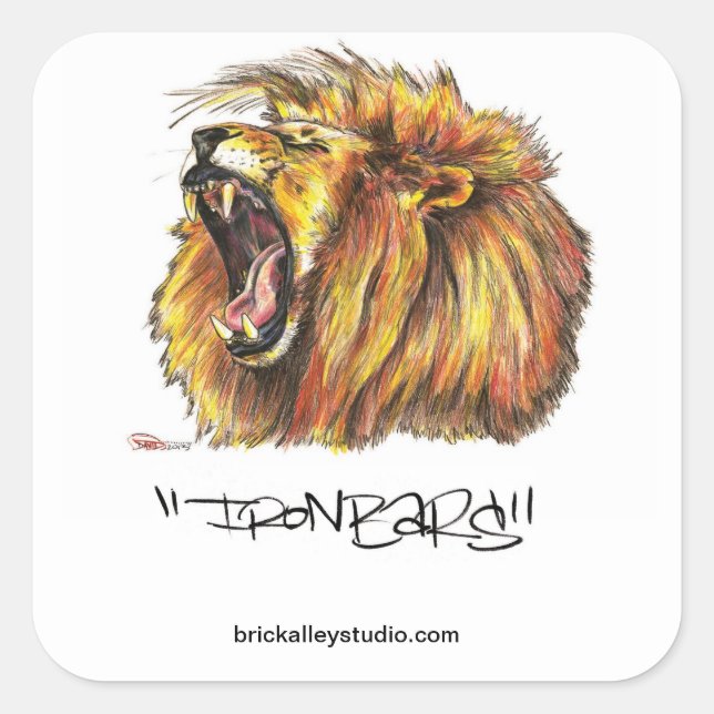 Brick Alley Studio Sticker (Front)