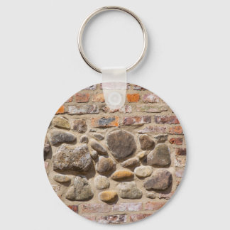 Brick and stone wall key ring