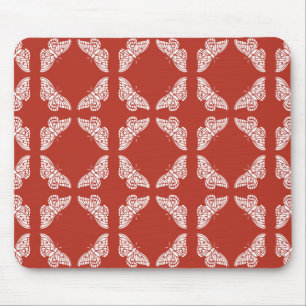 Brick Arts and Crafts Butterflies Mouse Mat